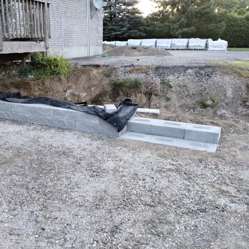 During: Drainage Installation Woodstock